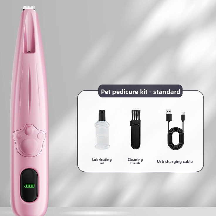 Pet foot shaving device