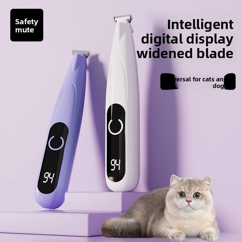 Pet foot shaving device