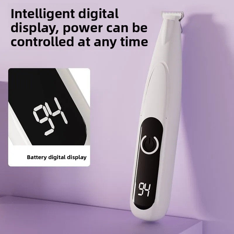 Pet foot shaving device