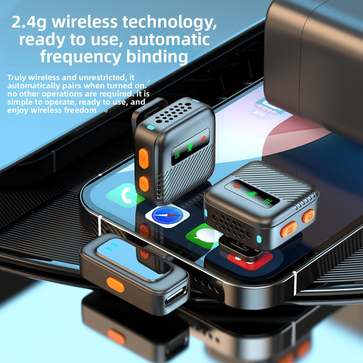 Wireless Microphone For a Content Creator